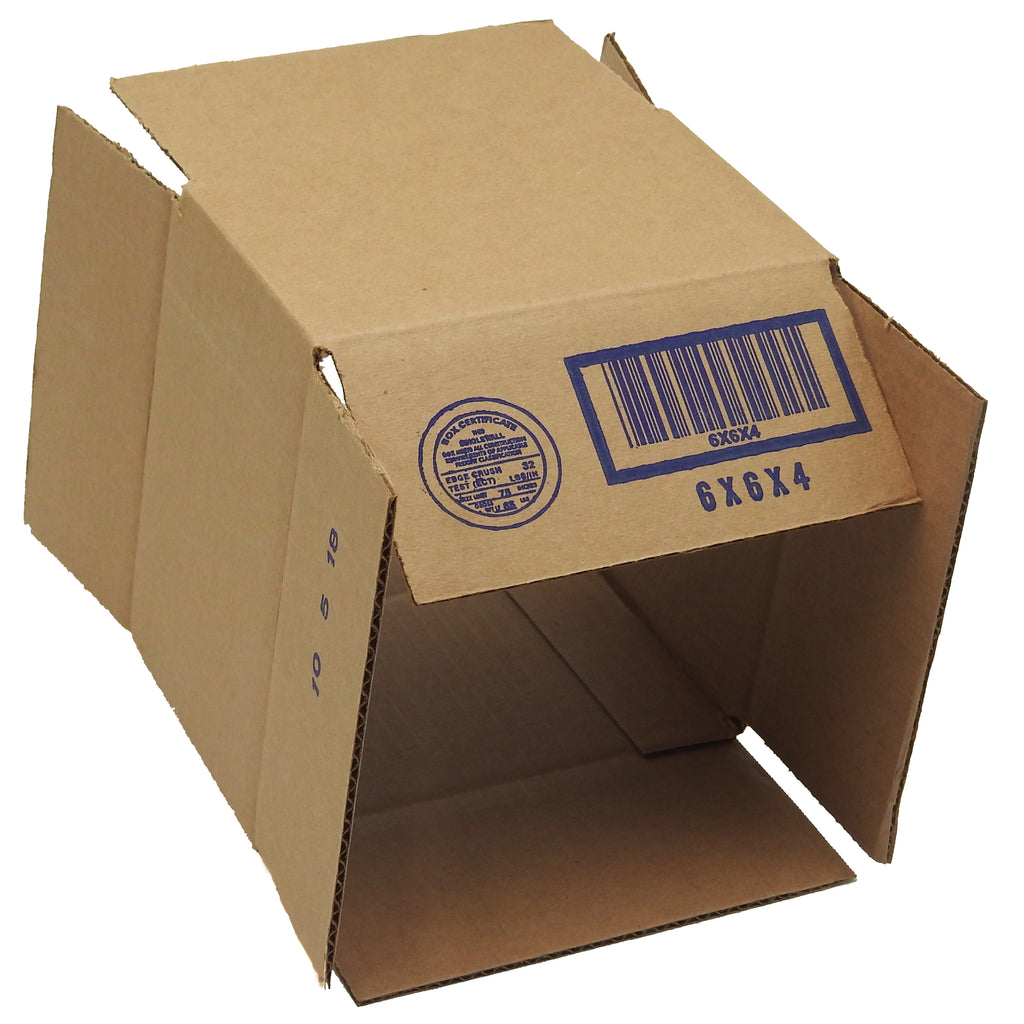 200 6x6x4 Corrugated Cardboard Shipping Mailing Packing Moving Boxes Box Carton