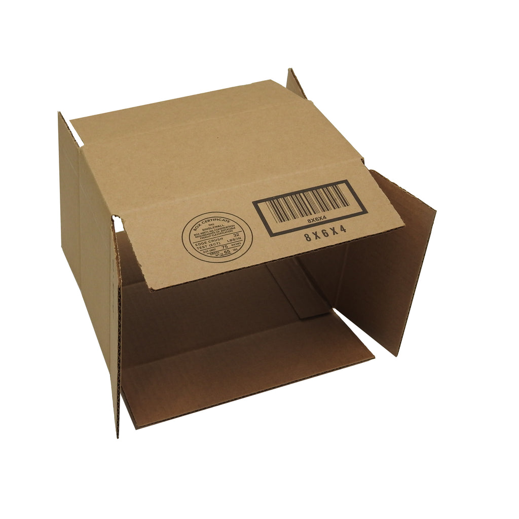 100 8x6x4 Corrugated Cardboard Shipping Mailing Packing Moving Boxes Box Carton