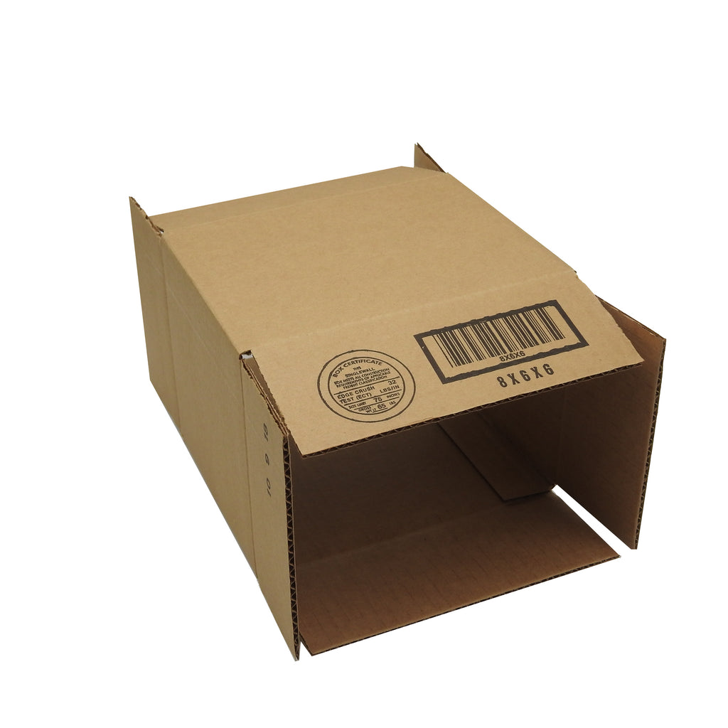 25 8x6x6 Corrugated Cardboard Shipping Mailing Packing Moving Boxes Box Carton