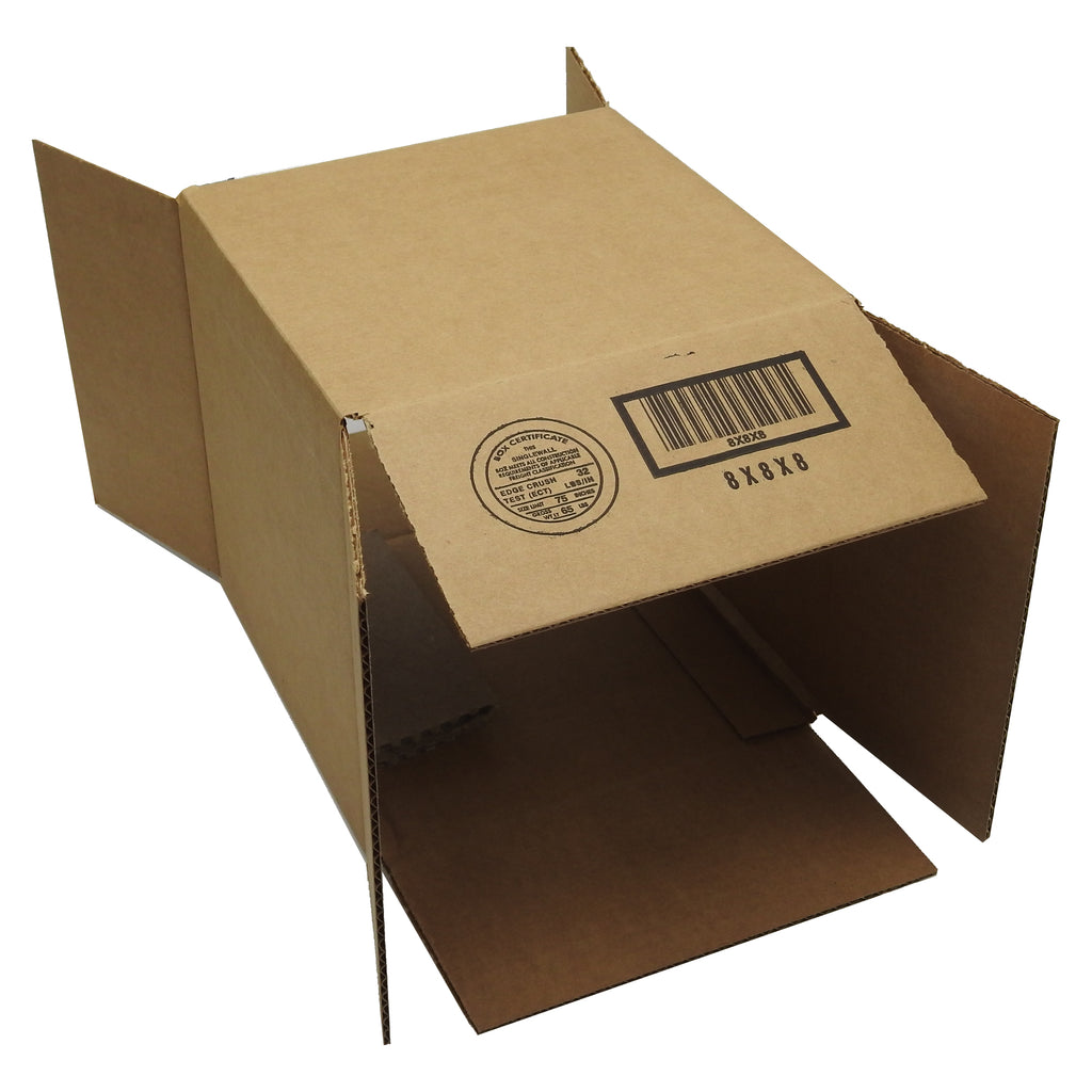 100 8x8x8 Corrugated Cardboard Shipping Mailing Packing Moving Boxes Box Carton